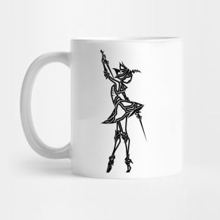 Cartoon Black Girl Mug